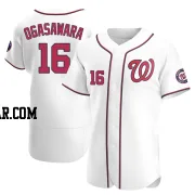 Shinnosuke Ogasawara Men's Washington Nationals White Authentic Home Jersey
