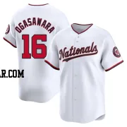 Shinnosuke Ogasawara Men's Washington Nationals White Limited Home Jersey