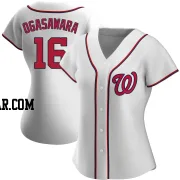 Shinnosuke Ogasawara Women's Washington Nationals White Replica Home Jersey