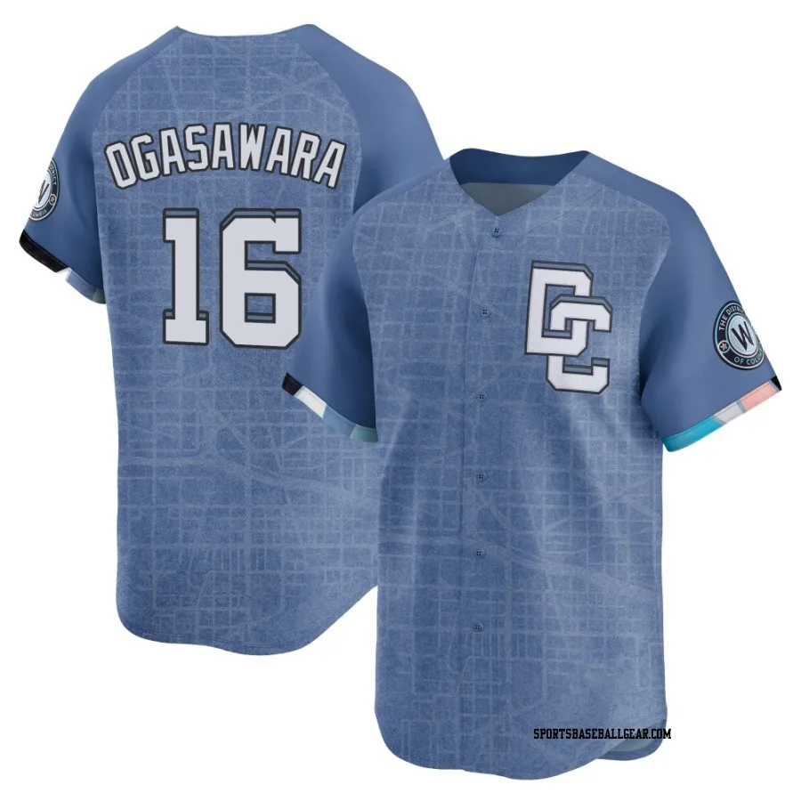 Shinnosuke Ogasawara Youth Washington Nationals Blue Limited 2025 City Connect Jersey
