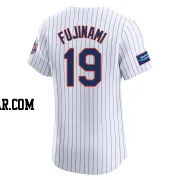 Shintaro Fujinami Men's New York Mets White Elite Home Patch Jersey