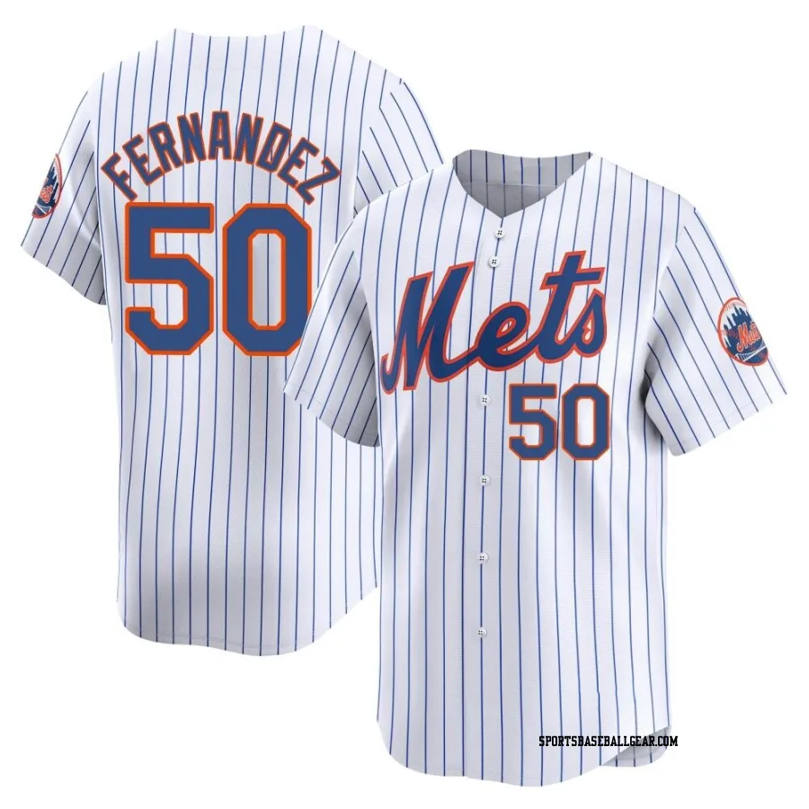 Sid Fernandez Men's New York Mets White Limited Home Jersey
