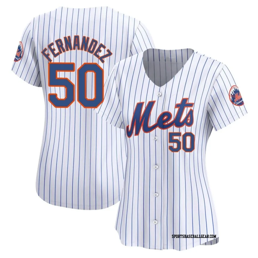 Sid Fernandez Women's New York Mets White Limited Home Jersey