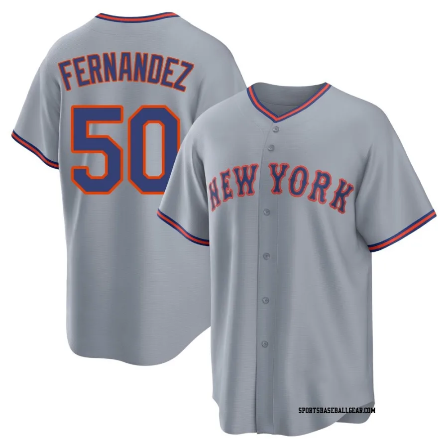 Sid Fernandez Youth New York Mets Gray Replica Away 2.0 Jersey
