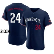 Simeon Woods Richardson Men's Minnesota Twins Navy Authentic Alternate Jersey