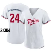 Simeon Woods Richardson Women's Minnesota Twins White Authentic Home Jersey