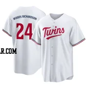 Simeon Woods Richardson Youth Minnesota Twins White Replica Home Jersey