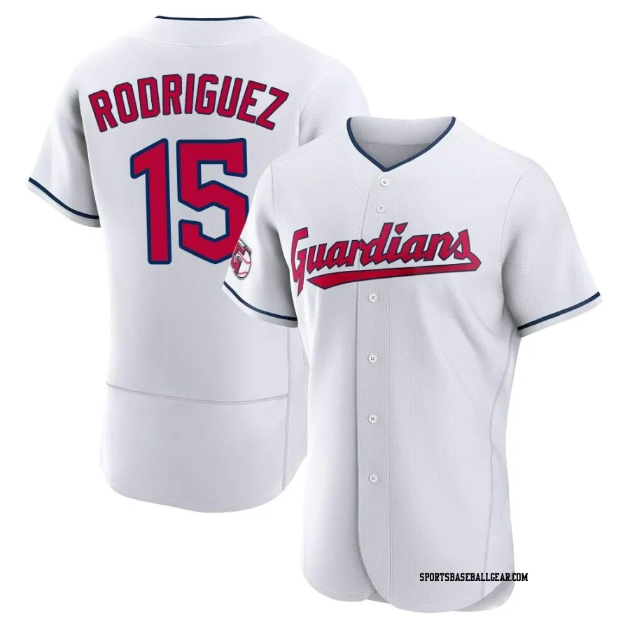Simon Rodriguez Men's Cleveland Guardians White Authentic Home Jersey