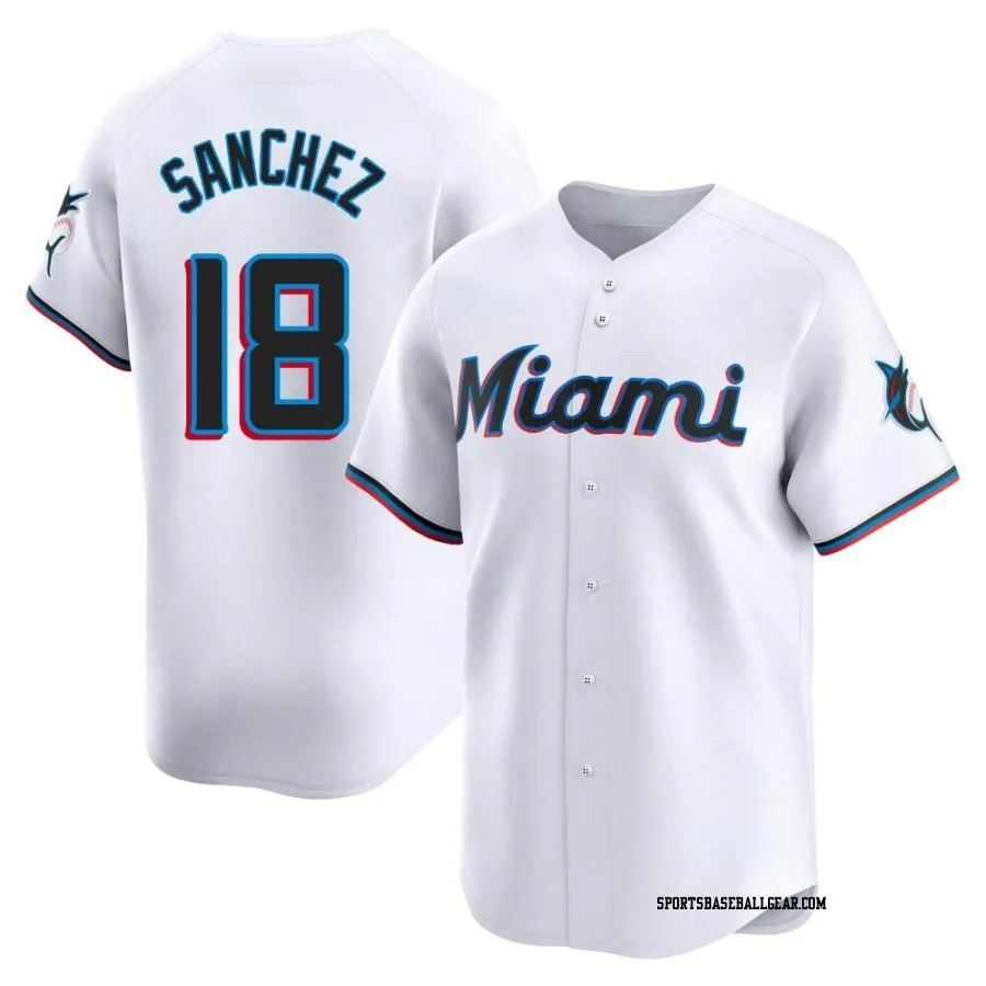 Sixto Sanchez Youth Miami Marlins White Limited Home Jersey