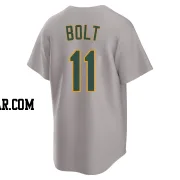 Skye Bolt Men's Oakland Athletics Gray Replica Away 2.0 Jersey