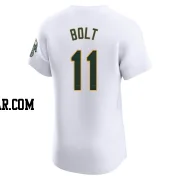 Skye Bolt Men's Oakland Athletics White Elite Home Jersey