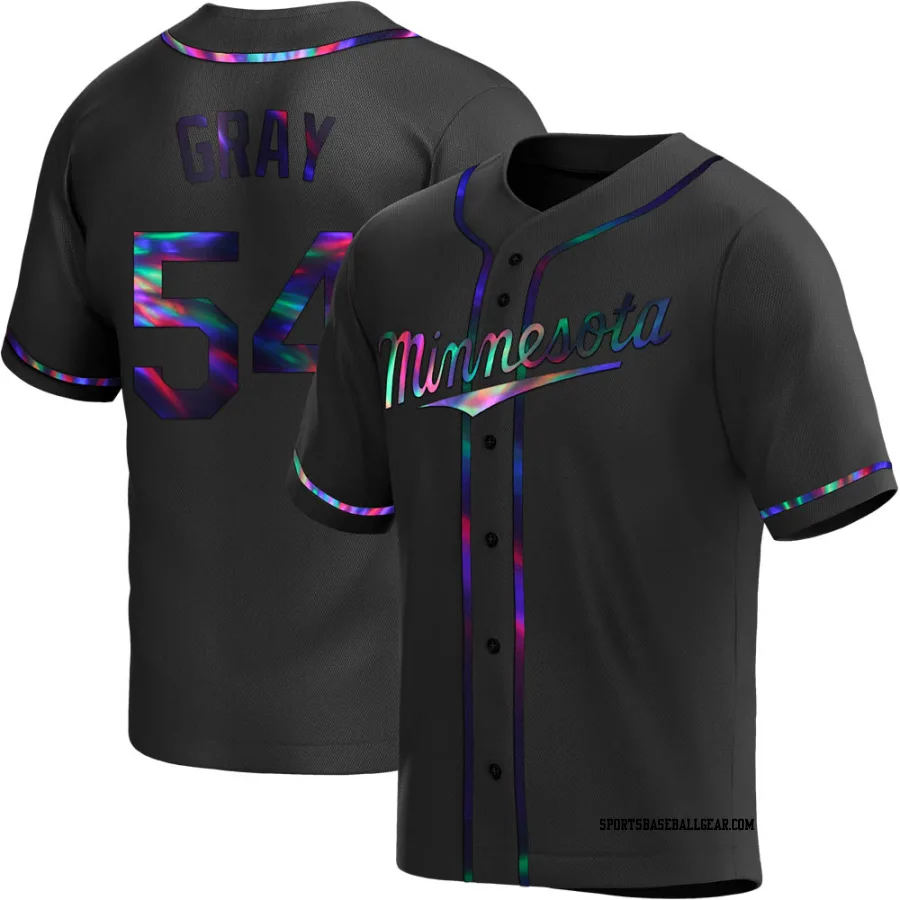 Sonny Gray Youth Minnesota Twins Black Holographic Replica Alternate Jersey