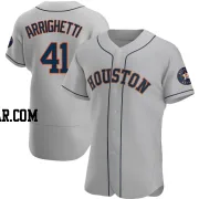 Spencer Arrighetti Men's Houston Astros Gray Authentic Road Jersey