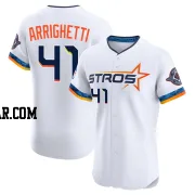 Spencer Arrighetti Men's Houston Astros White Elite 2025 City Connect Jersey