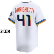 Spencer Arrighetti Men's Houston Astros White Limited 2025 City Connect Jersey