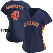 Spencer Arrighetti Women's Houston Astros Navy Authentic Alternate Jersey