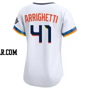 Spencer Arrighetti Women's Houston Astros White Limited 2025 City Connect Jersey
