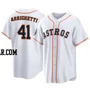 Spencer Arrighetti Youth Houston Astros White Replica 2022 World Series Home Jersey