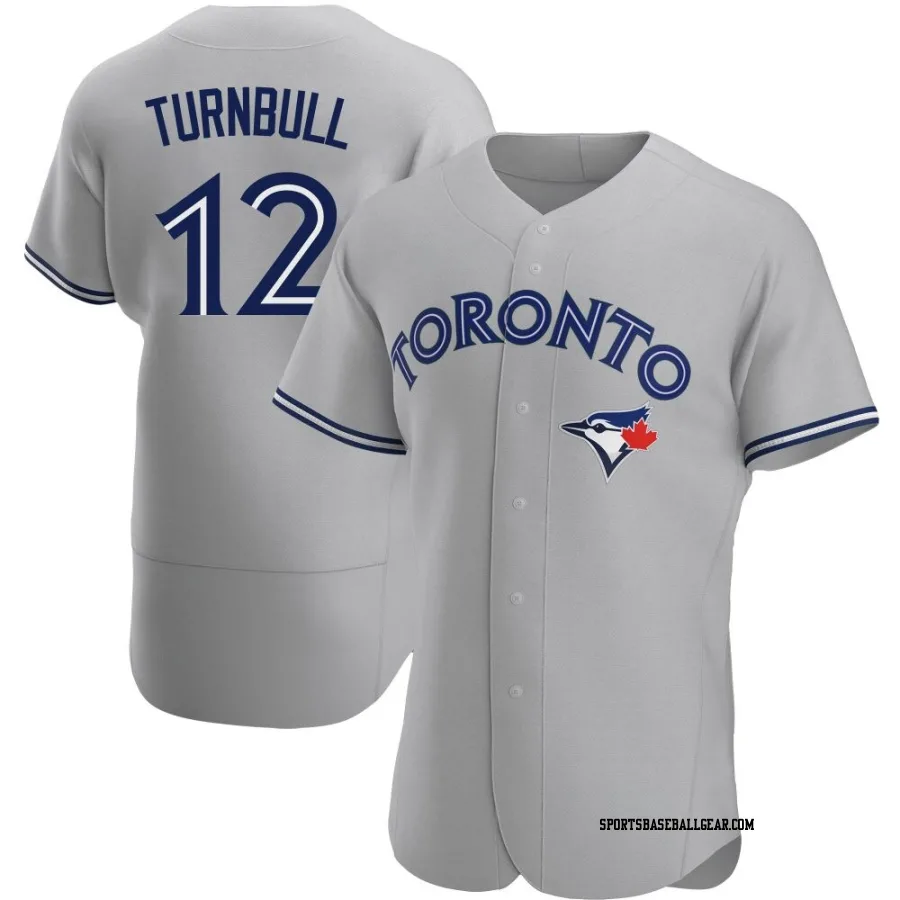 Spencer Turnbull Men's Toronto Blue Jays Gray Authentic Road Jersey