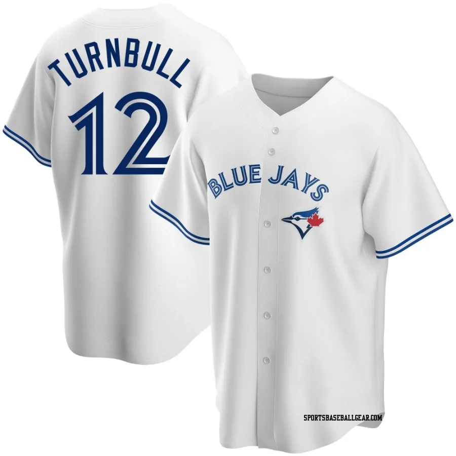 Spencer Turnbull Men's Toronto Blue Jays White Replica Home Jersey