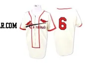Stan Musial Men's St. Louis Cardinals Cream Replica Throwback Jersey