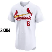 Stan Musial Men's St. Louis Cardinals White Elite Home Jersey