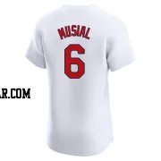 Stan Musial Men's St. Louis Cardinals White Elite Home Jersey