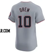 Stephen Drew Men's Washington Nationals Gray Elite Road Jersey