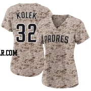 Stephen Kolek Women's San Diego Padres Camo Limited 2nd Alternate Jersey
