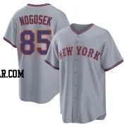 Stephen Nogosek Men's New York Mets Gray Replica Away 2.0 Jersey