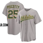 Stephen Piscotty Men's Oakland Athletics Gray Replica Away 2.0 Jersey