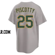 Stephen Piscotty Men's Oakland Athletics Gray Replica Away 2.0 Jersey