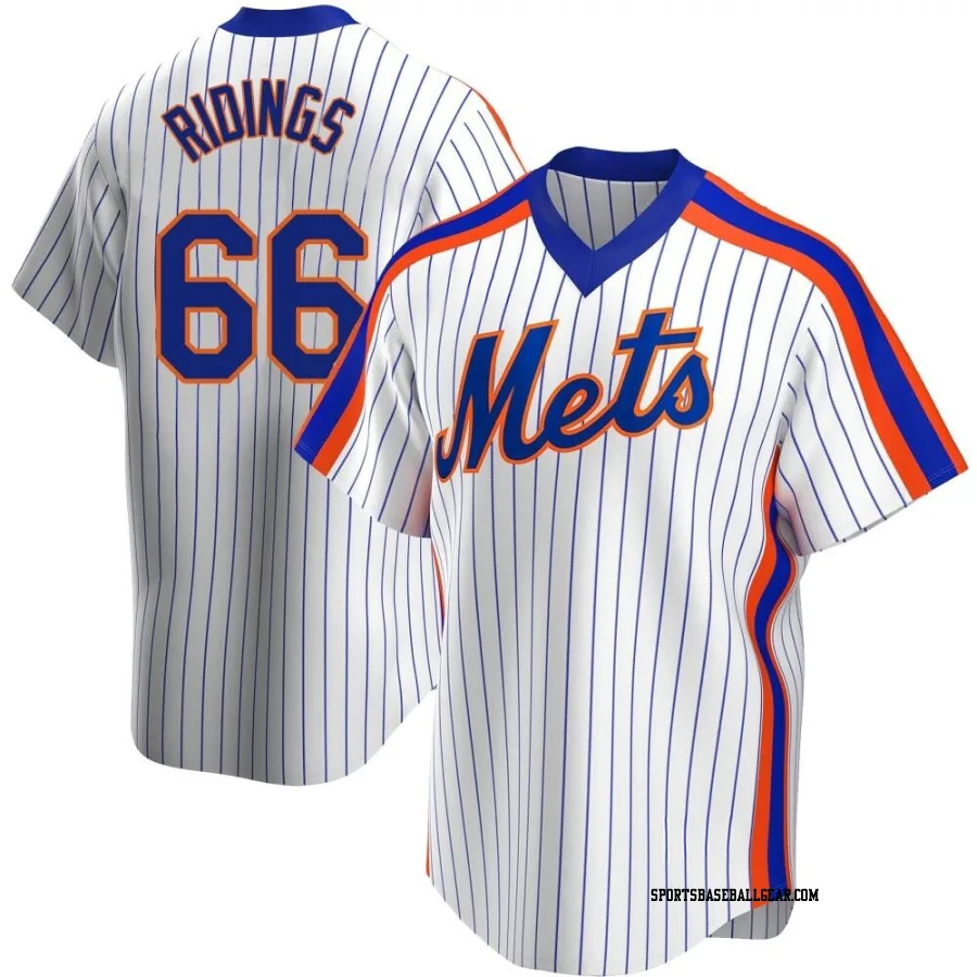 Stephen Ridings Youth New York Mets White Replica Home Cooperstown Collection Jersey