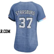 Stephen Strasburg Women's Washington Nationals Blue Limited 2025 City Connect Jersey
