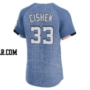 Steve Cishek Men's Washington Nationals Blue Elite 2025 City Connect Jersey