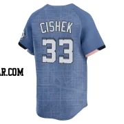 Steve Cishek Men's Washington Nationals Blue Limited 2025 City Connect Jersey