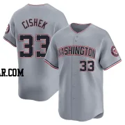 Steve Cishek Men's Washington Nationals Gray Limited Road Jersey