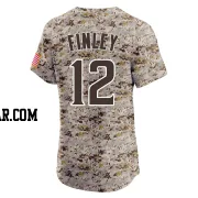 Steve Finley Men's San Diego Padres Camo Elite Alternate Vapor Premier Jersey