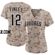 Steve Finley Women's San Diego Padres Camo Limited 2nd Alternate Jersey