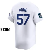 Steve Howe Men's Los Angeles Dodgers White Limited 2024 World Tour Seoul Series Home Jersey