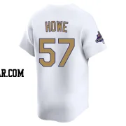 Steve Howe Youth Los Angeles Dodgers Gold Limited White 2025 Collection Jersey