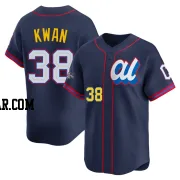 Steven Kwan Men's Cleveland Guardians Navy Limited American League 2025 All-Star Edition Jersey