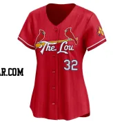 Steven Matz Women's St. Louis Cardinals Red Limited 2024 City Connect Jersey