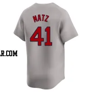 Steven Matz Youth Boston Red Sox Gray Limited Away Jersey