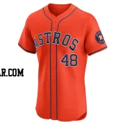 Steven Okert Men's Houston Astros Orange Elite Alternate Vapor Premier Jersey
