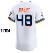 Steven Okert Men's Houston Astros White Elite 2025 City Connect Jersey