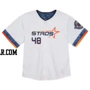 Steven Okert Toddler Houston Astros White Limited 2025 City Connect Jersey