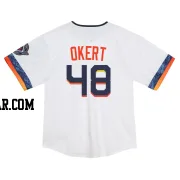 Steven Okert Toddler Houston Astros White Limited 2025 City Connect Jersey