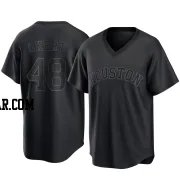 Steven Okert Youth Houston Astros Black Replica Pitch Fashion Jersey
