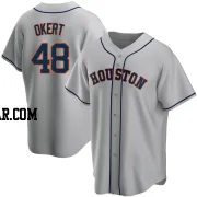 Steven Okert Youth Houston Astros Gray Replica Road Jersey